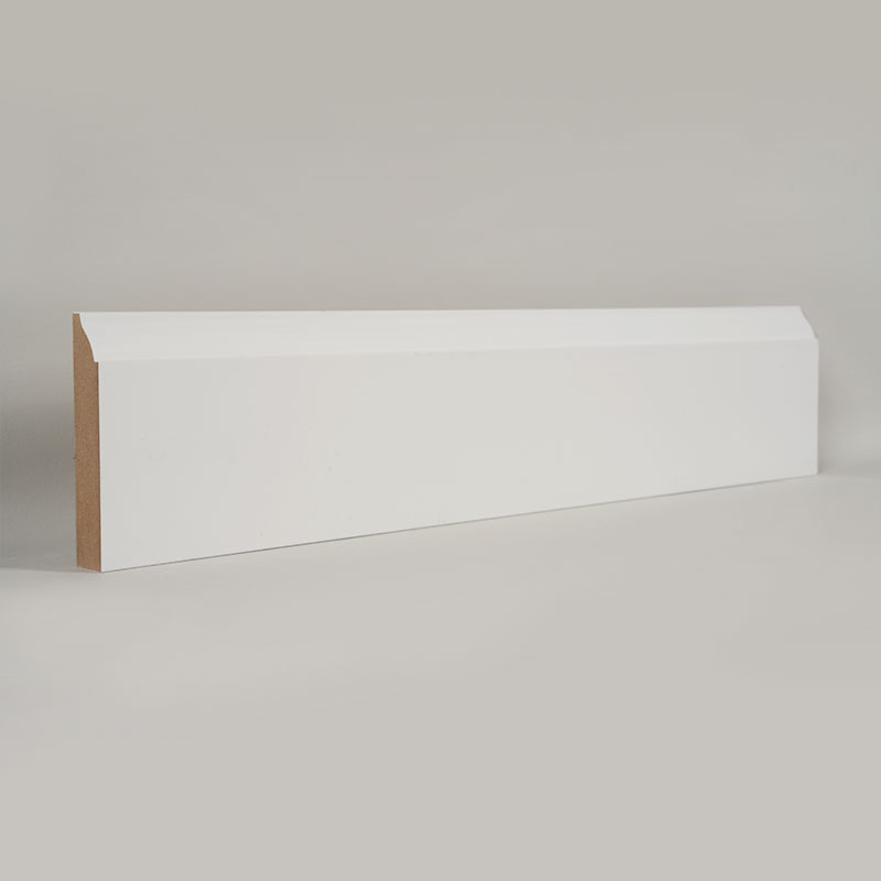MDF-lister (spackelgrundad & pärlvit) 3/5' x 3 1/4'