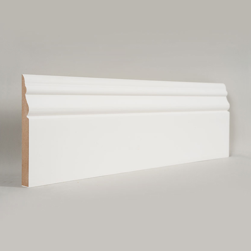MDF-golvlister (fyllnadsgrundad & pärlvit) 3/5' x 5'