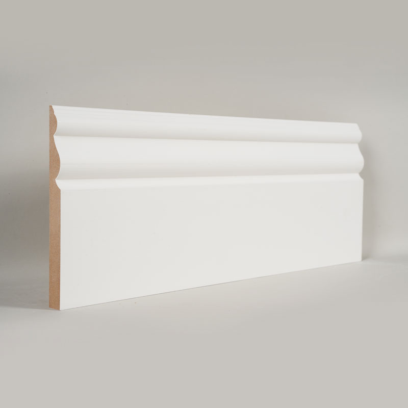 MDF-golvlister (fyllnadsgrundad & pärlvit) 3/5' x 6'
