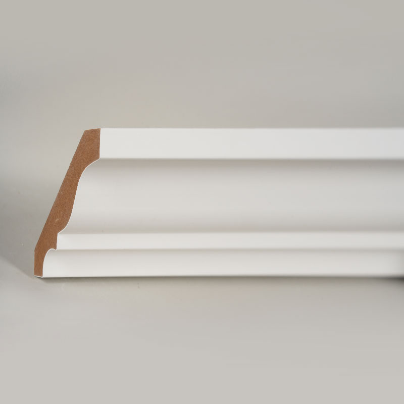 MDF krongjutning (fyllgrundsgrundad & pärlvit) 3/5' x 3 1/4'