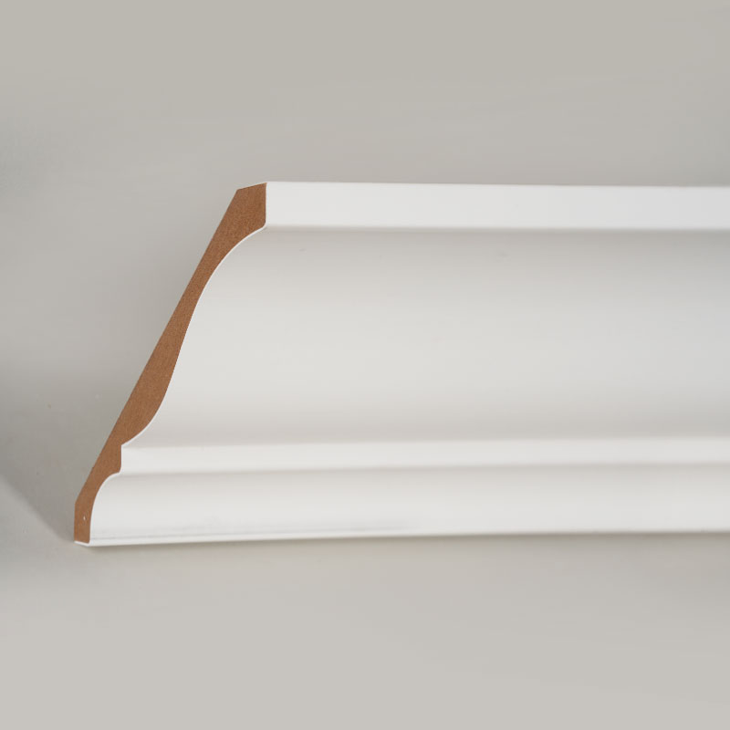 MDF-krongjutning (fyllnadsgrundad & pärlvit) 3/5' x 5 1/4'