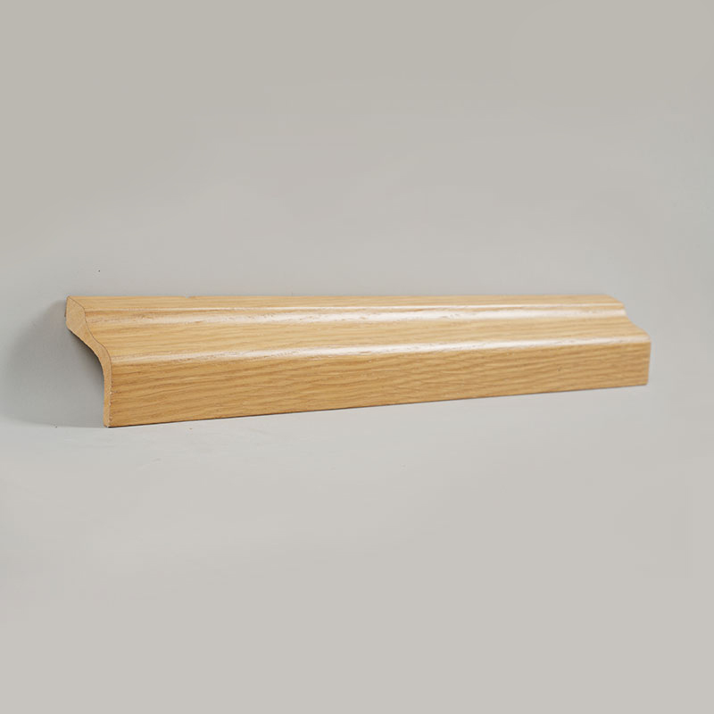 Fotlist i furu (omlindad med vit ekfaner + färg) - Ekfärg 1 1/2'x2 1/6'
