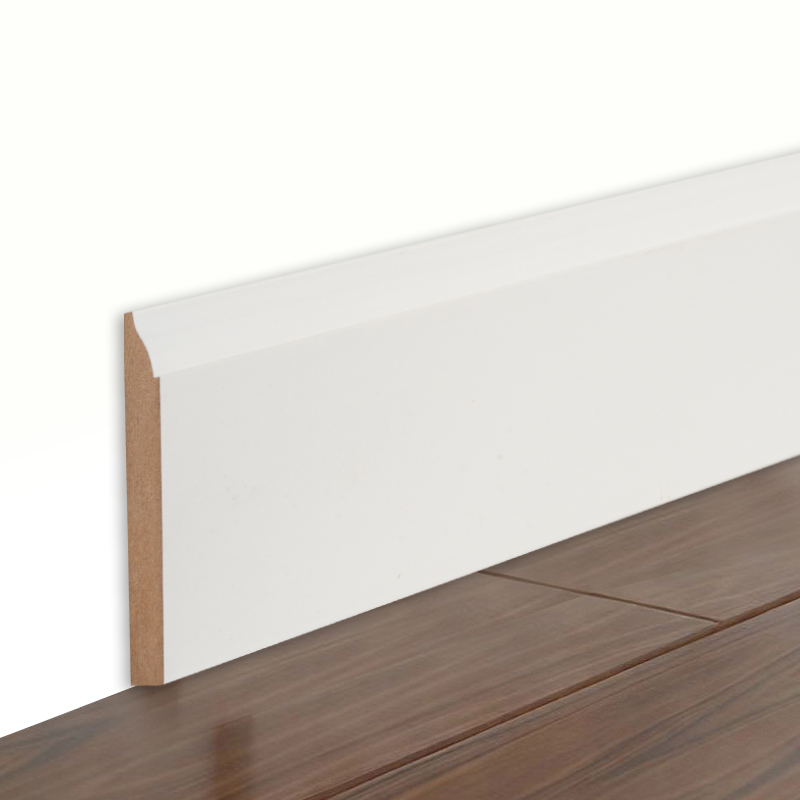 MDF-lister (spackelgrundad & pärlvit) 3/5' x 3 1/4'
