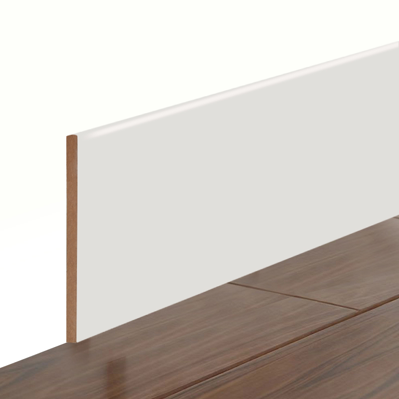 MDF-golvlister (fyllnadsgrundad & pärlvit) 1/2' x 4 1/2'